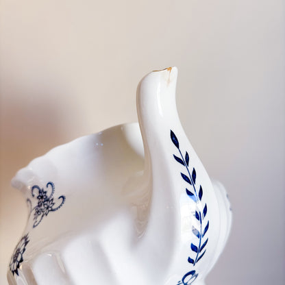 J. & G. Meakin Blue Nordic Teapot and Teacup Set