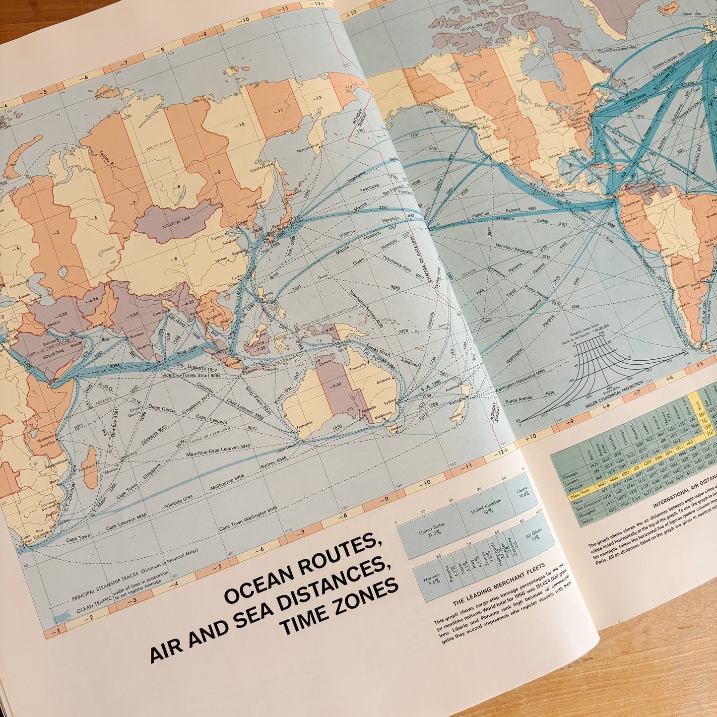 Life Rand McNally Pictorial Atlas - Hardcover, 1961