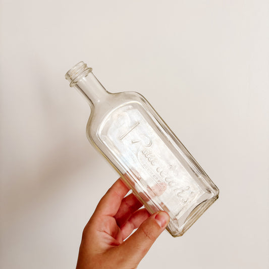 Apothecary Bottle - Rawleigh's Clear Glass