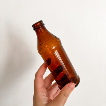 Apothecary Bottle - Certo Amber Brown Glass