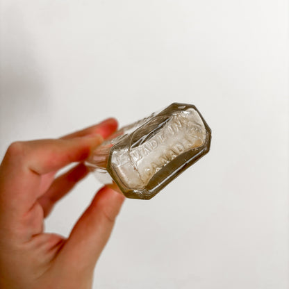 Apothecary Bottle - Campagna's Italian Balm Clear Glass