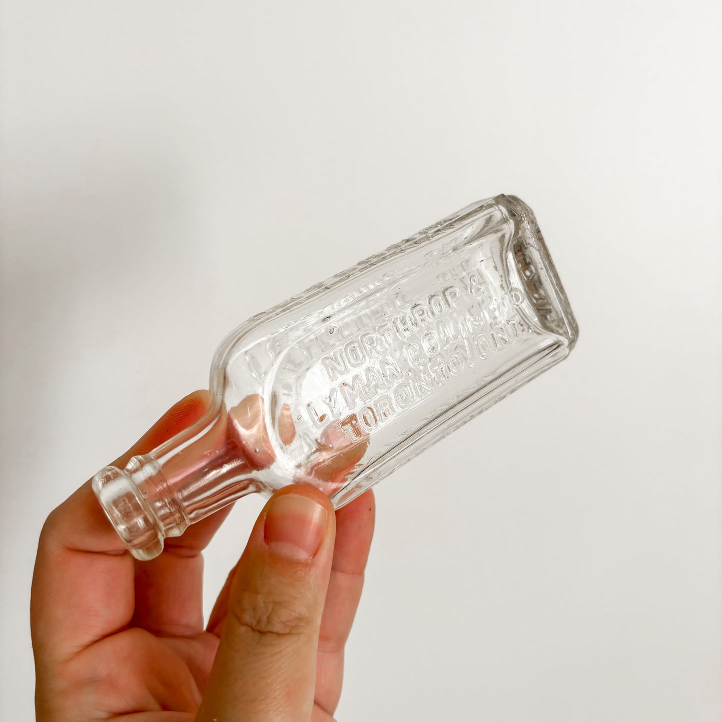 Apothecary Bottle - Dr. S.N. Thomas Eclectric Oil Bottle