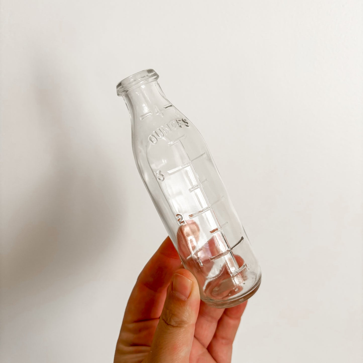Apothecary Bottle - 4 Ounce Clear Glass Bottle