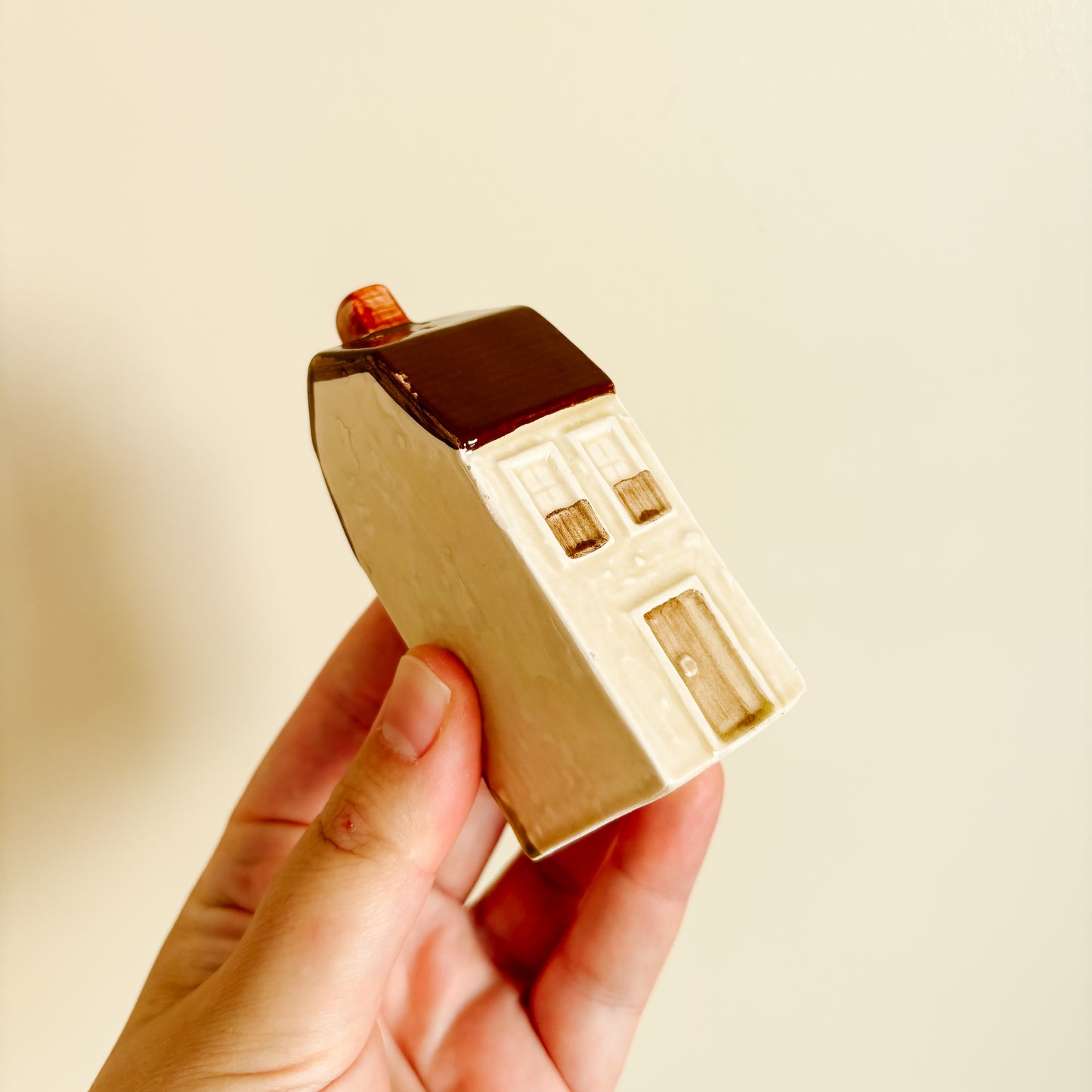 Vintage Japan Ceramic Row Houses - Set of 5