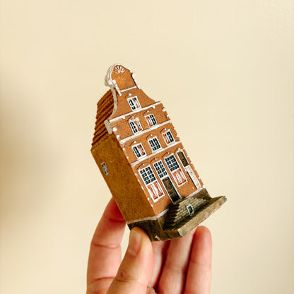Miniature Dutch Amsterdam Canal Houses by Blokker - Set of 3