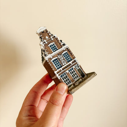 Miniature Dutch Amsterdam Canal Houses by Blokker - Set of 3
