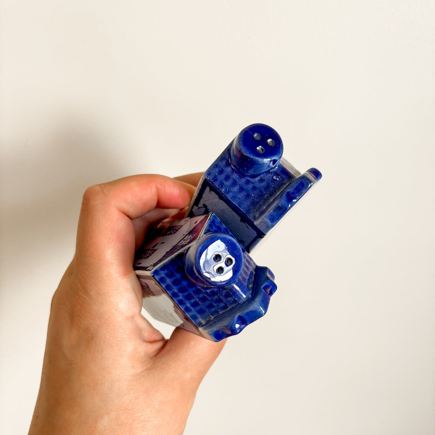 Delft Blue Amsterdam Canal Houses - Salt & Pepper Bakery Shaker Set