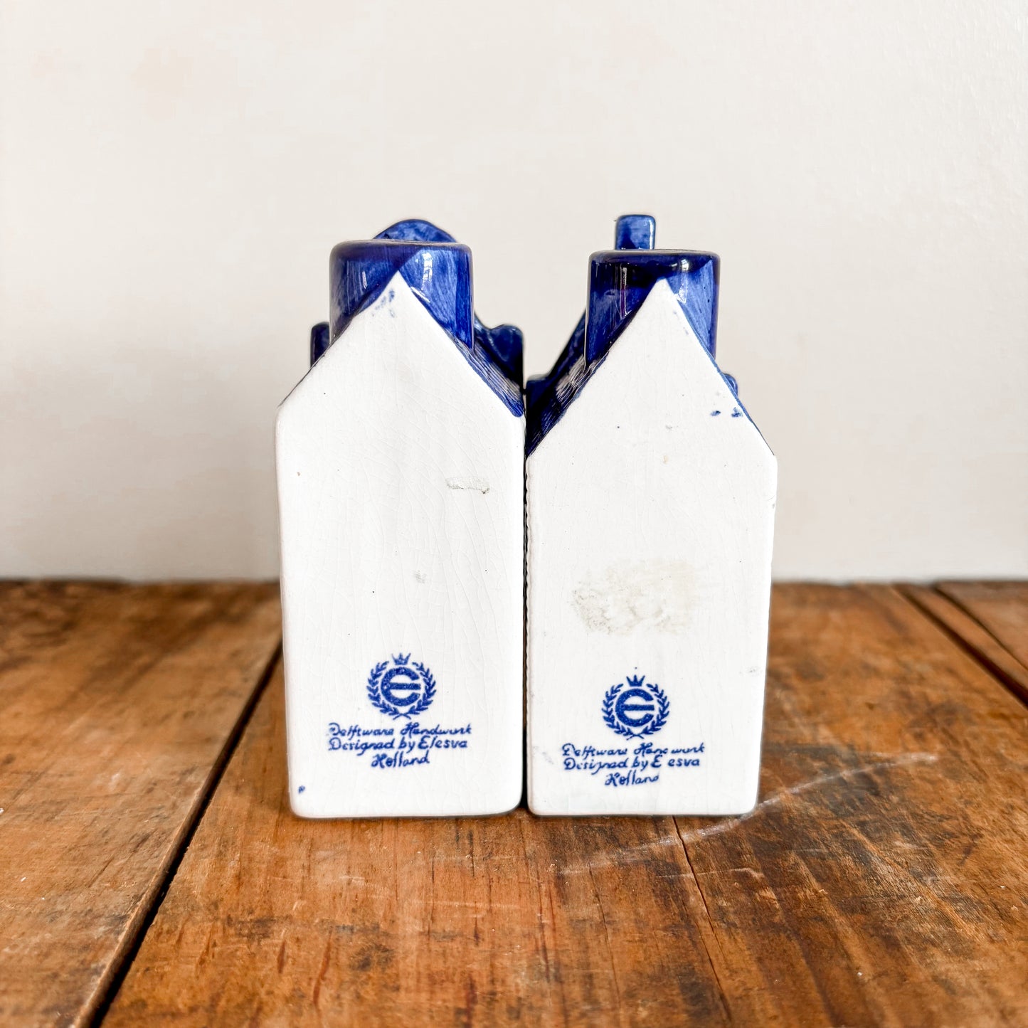 Delft Blue Amsterdam Canal Houses - Salt & Pepper Elesva Shaker Set