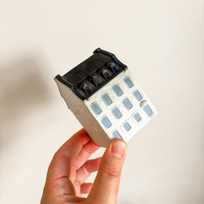 Plaster Houses by Atelier du Vieux Cap-Rouge Quebec - Set of 3