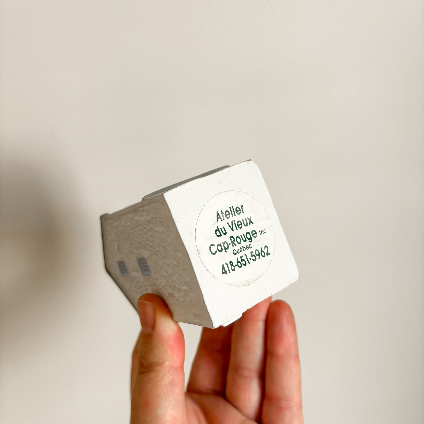 Plaster Houses by Atelier du Vieux Cap-Rouge Quebec - Set of 3