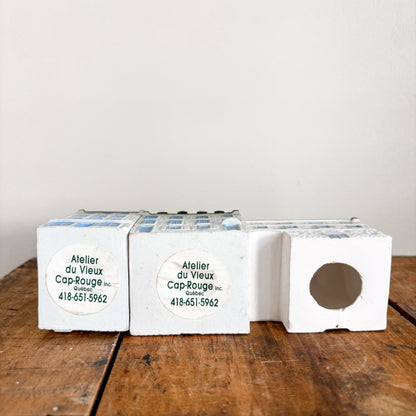 Plaster Houses by Atelier du Vieux Cap-Rouge Quebec - Set of 3