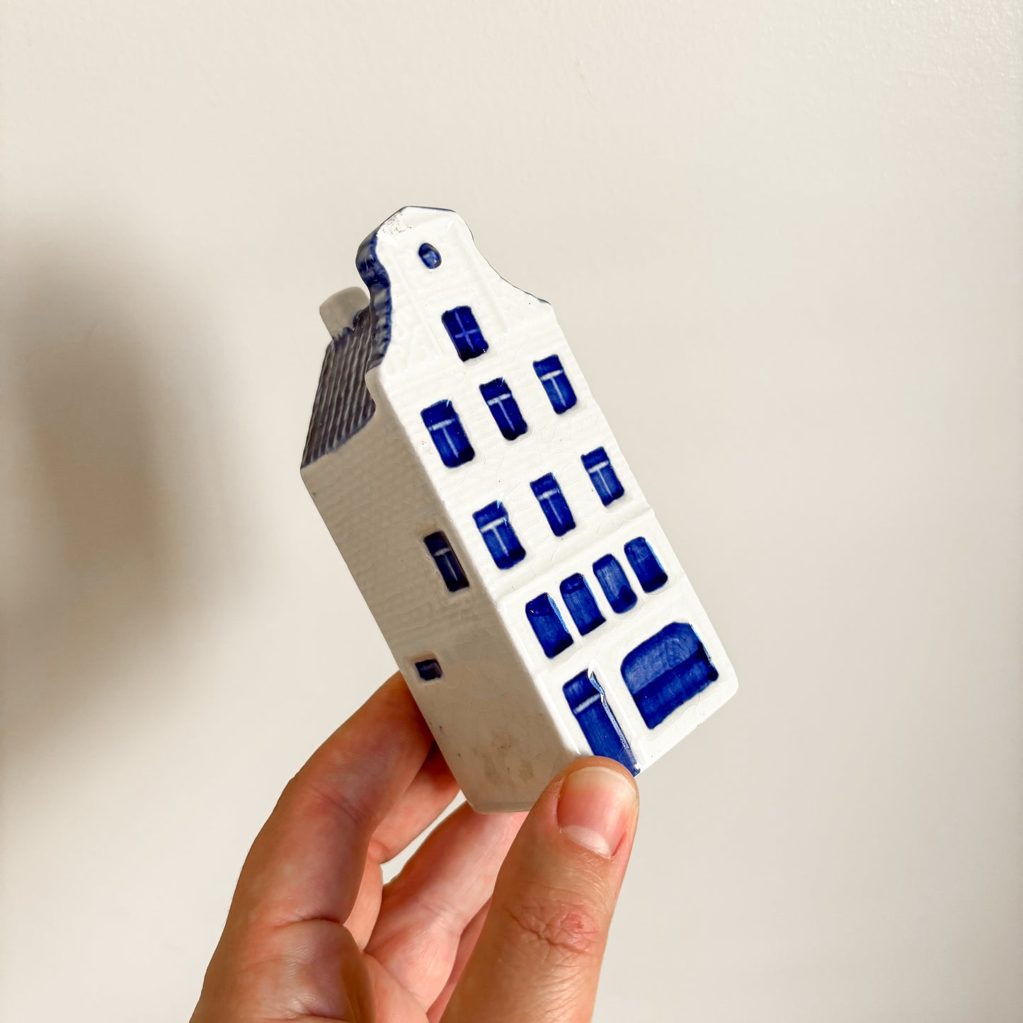 KLM Delft Blue Amsterdam Canal House - Elesva Holland Canada 1998 (Unnumbered)