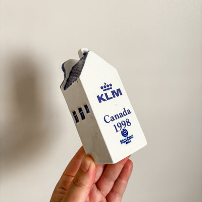 KLM Delft Blue Amsterdam Canal House - Elesva Holland Canada 1998 (Unnumbered)