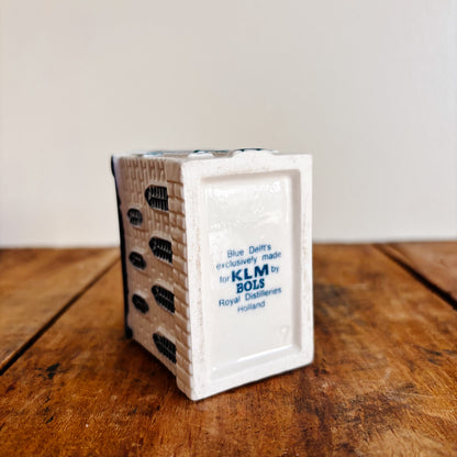 KLM Delft Blue Dutch House No 7 - Bols Gin
