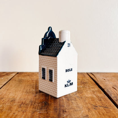 KLM Delft Blue Dutch House No 21 - Bols Gin