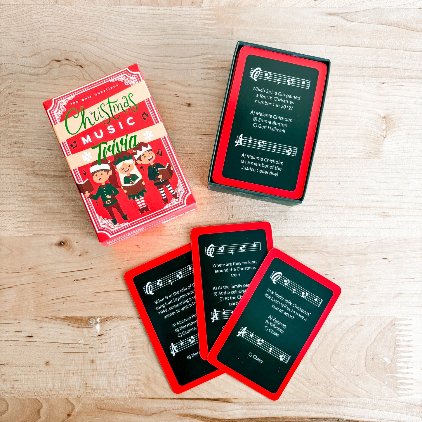 Christmas Music Trivia Card Game