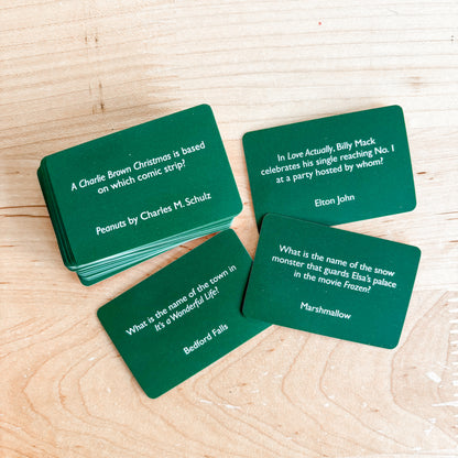 Festive Movie Trivia Card Game