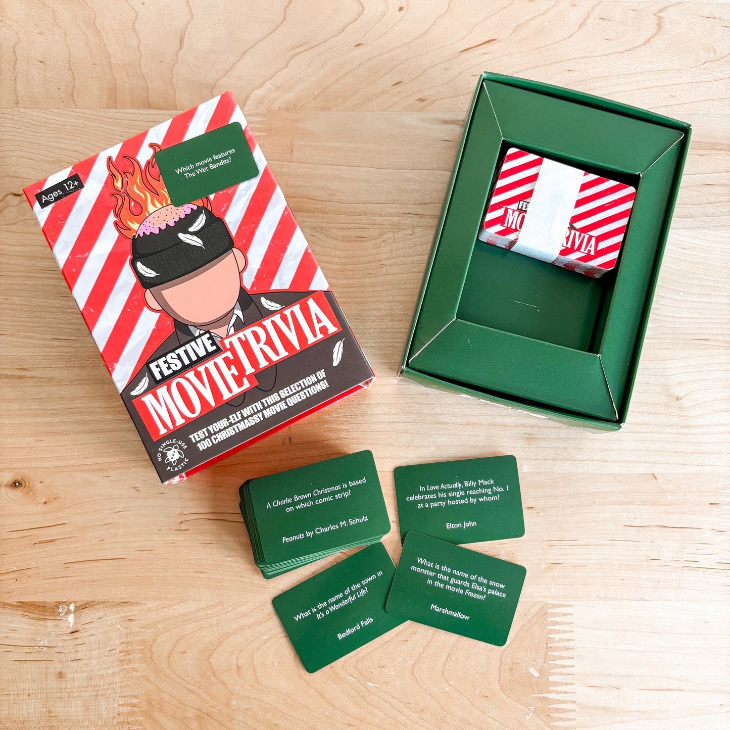 Festive Movie Trivia Card Game