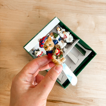 Holiday Kitchenware - Festive Cat Butter Spreaders