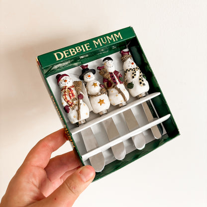 Holiday Kitchenware - Debbie Mumm Snowmen Butter Spreaders