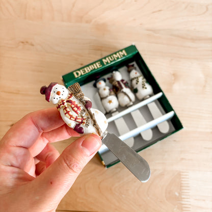 Holiday Kitchenware - Debbie Mumm Snowmen Butter Spreaders