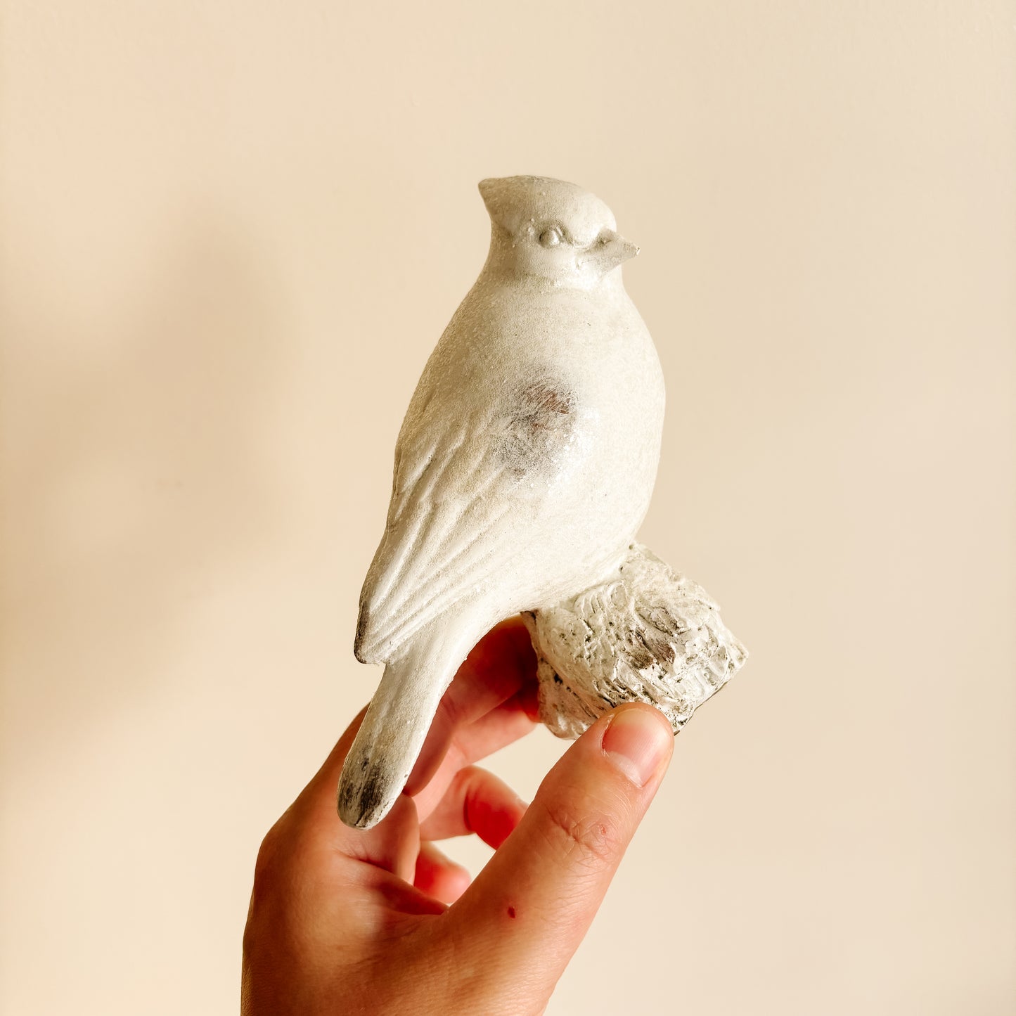 White Glitter Ceramic Birds (set of 2)