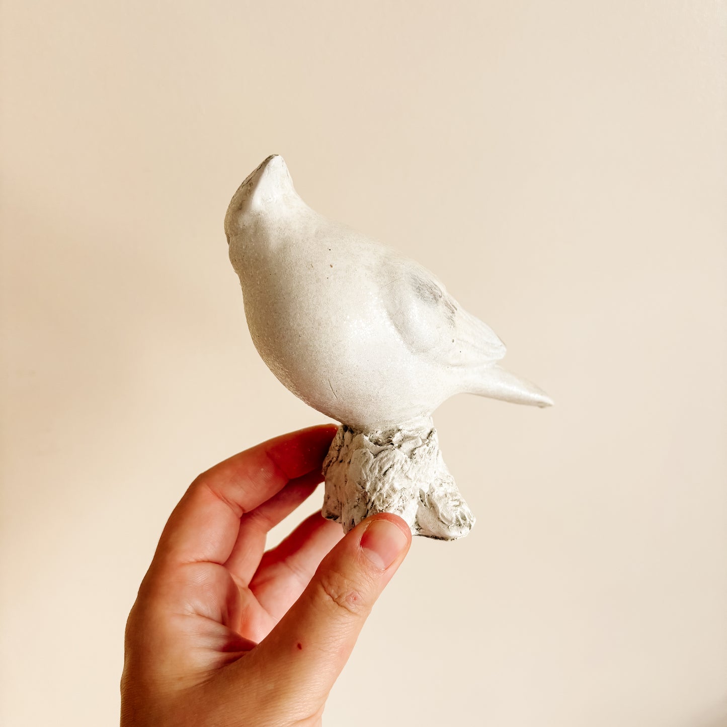 White Glitter Ceramic Birds (set of 2)
