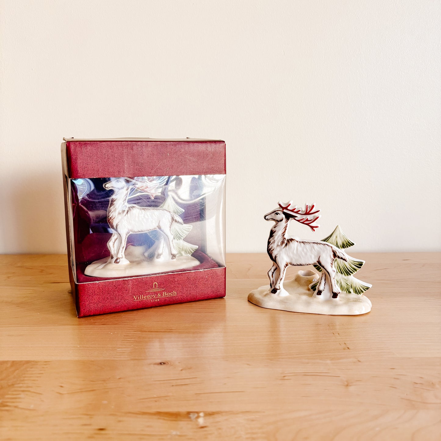 Villeroy & Boch Decorative Reindeer Candle Holders (set of 2)