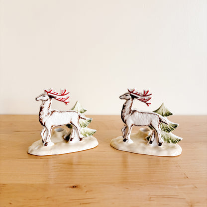 Villeroy & Boch Decorative Reindeer Candle Holders (set of 2)