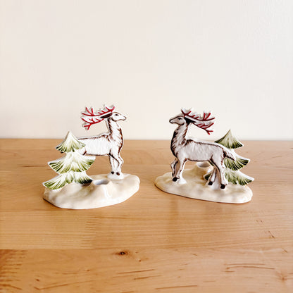 Villeroy & Boch Decorative Reindeer Candle Holders (set of 2)