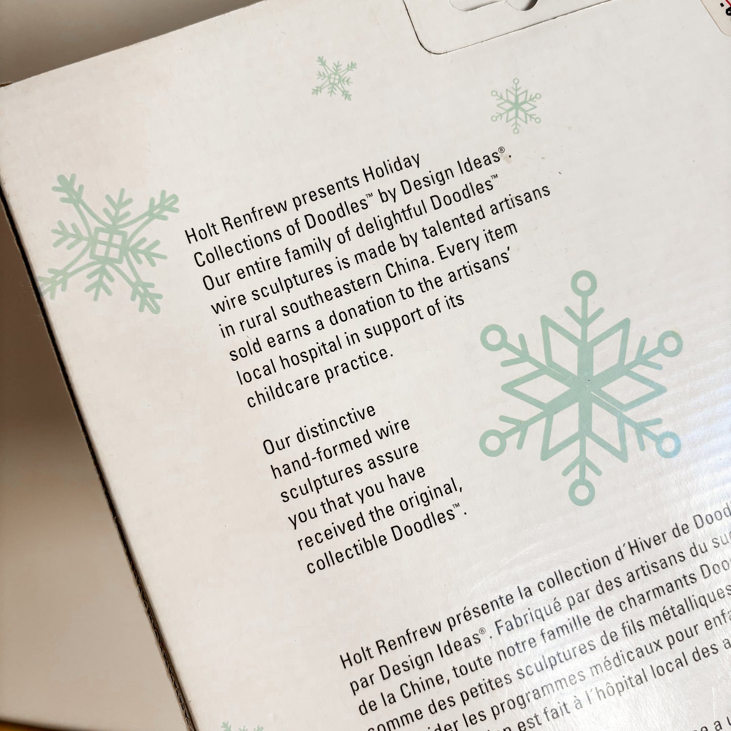 Holt Renfrew Wire Napkin Rings - Snowflakes 2 (set of 6)