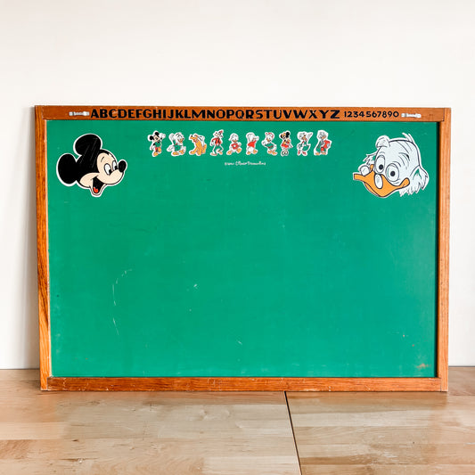 1960s Double-Sided Mickey Mouse Walt Disney Chalkboard