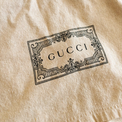 Gucci Cotton Fabric Zippered Garment Travel Bag
