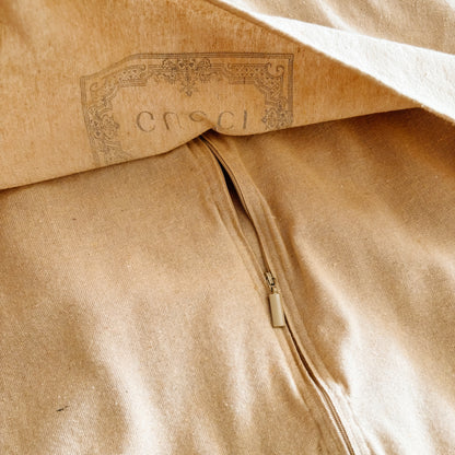 Gucci Cotton Fabric Zippered Garment Travel Bag