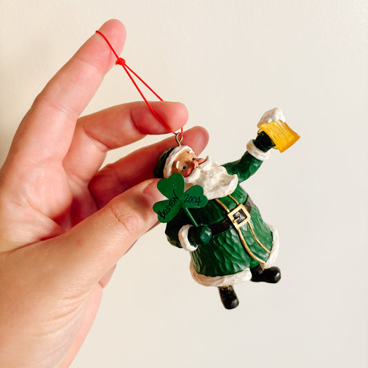 Ornament - Irish Santa with Beer Stein Boston 2004