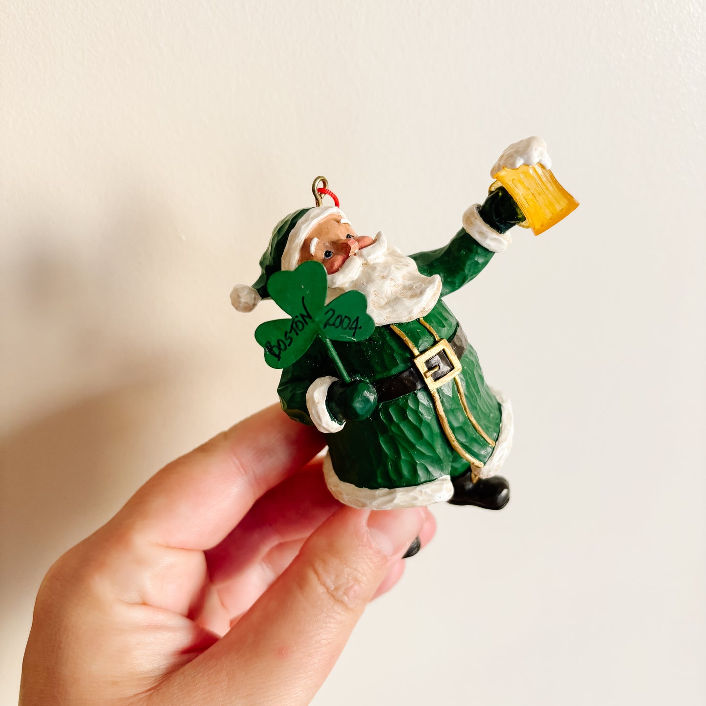 Ornament - Irish Santa with Beer Stein Boston 2004