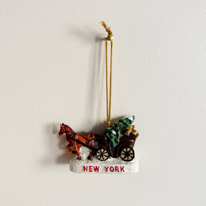 Ornament - New York Central Park Horse-Drawn Carriage