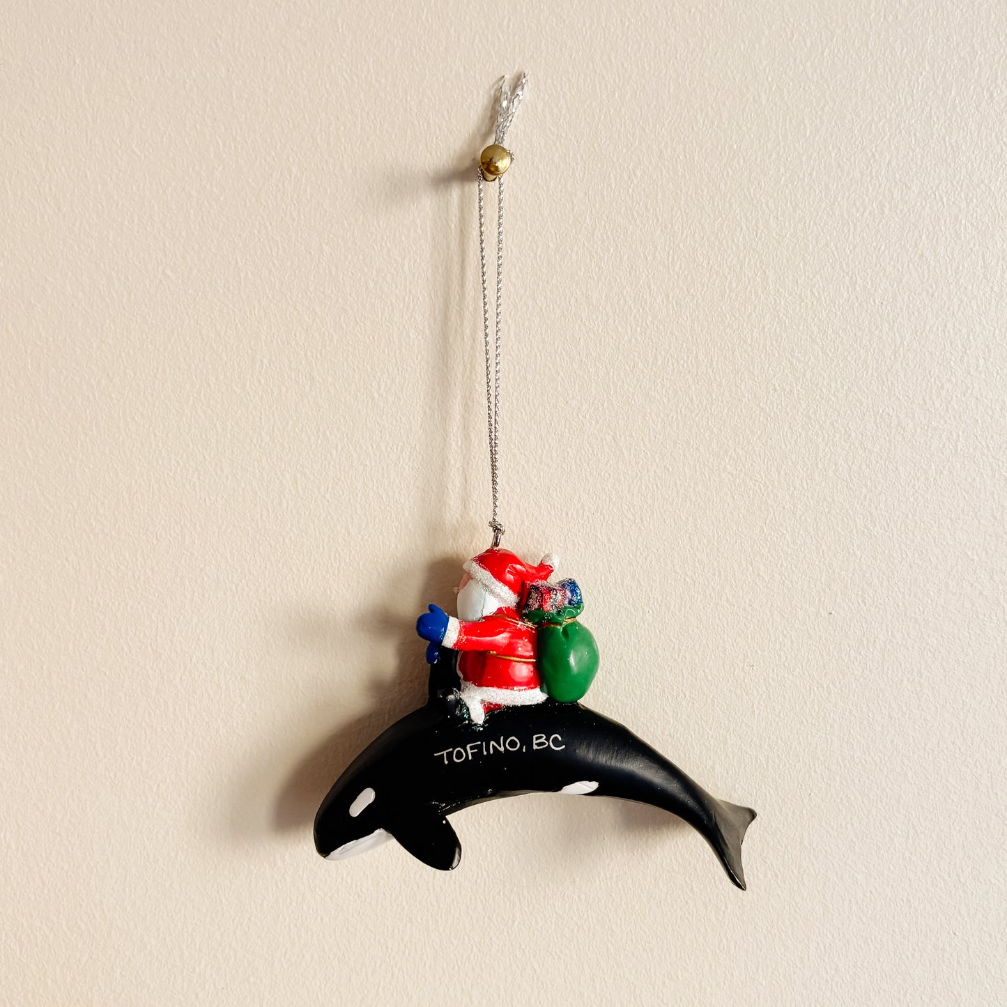 Ornament - Tofino BC Santa with Orca