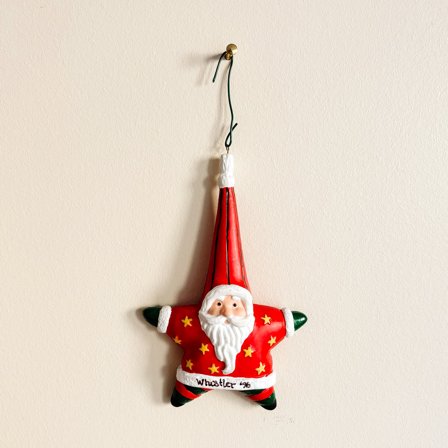 Ornament - Whistler BC Star Santa Claus