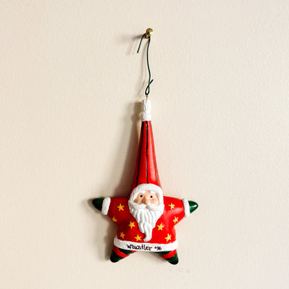 Ornament - Whistler BC Star Santa Claus