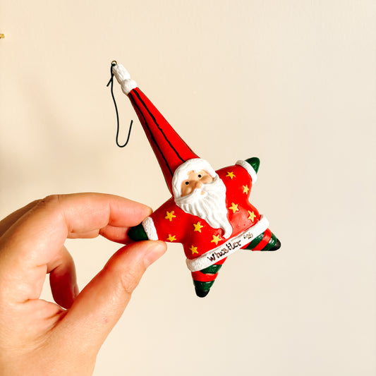 Ornament - Whistler BC Star Santa Claus