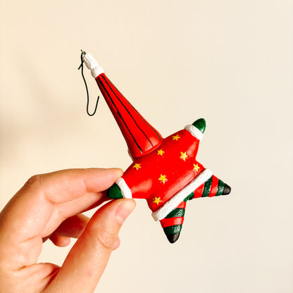 Ornament - Whistler BC Star Santa Claus
