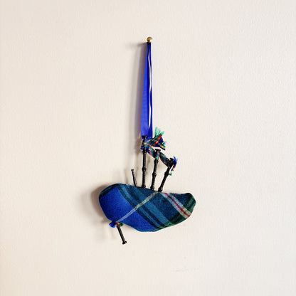 Ornament - Scottish Plaid Bagpipes