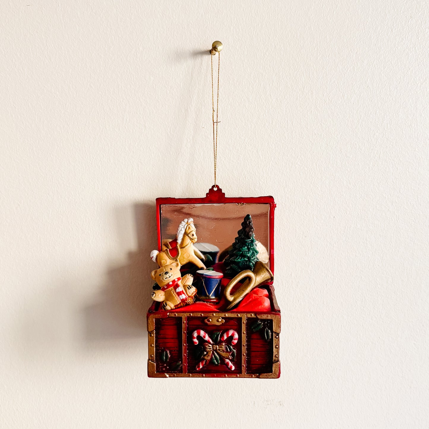 Ornament - Christmas Toy Box with Mirrored Back