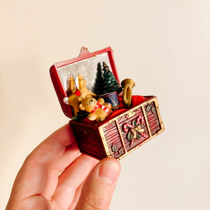 Ornament - Christmas Toy Box with Mirrored Back