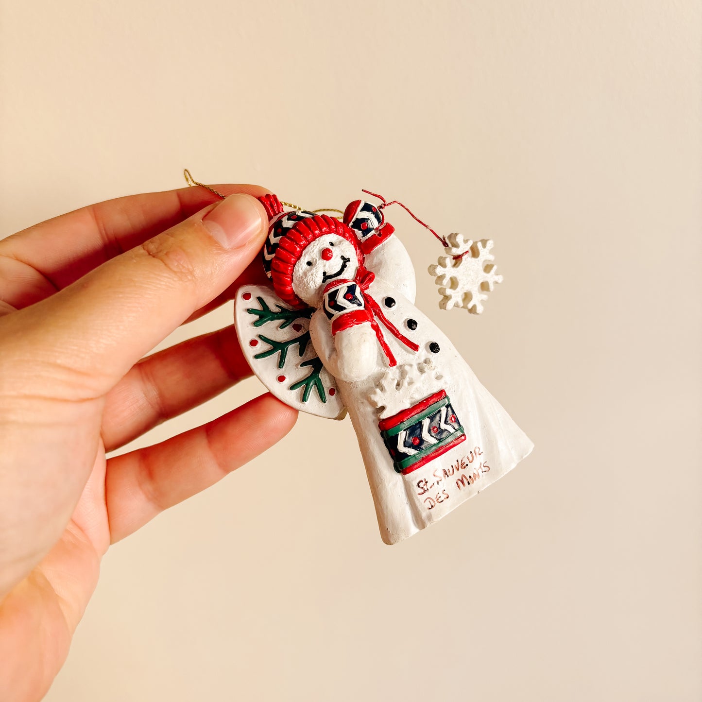 Ornament - St Sauveur des Monts Quebec Snow Angel