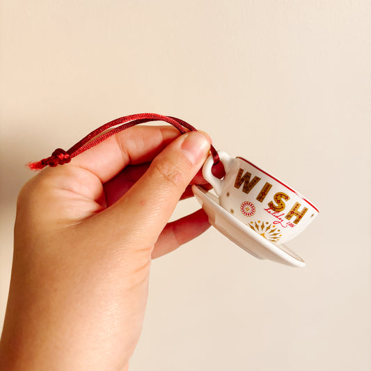 Ornament - Starbucks Holiday 2006 Mug and Saucer