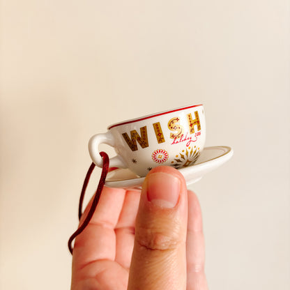 Ornament - Starbucks Holiday 2006 Mug and Saucer