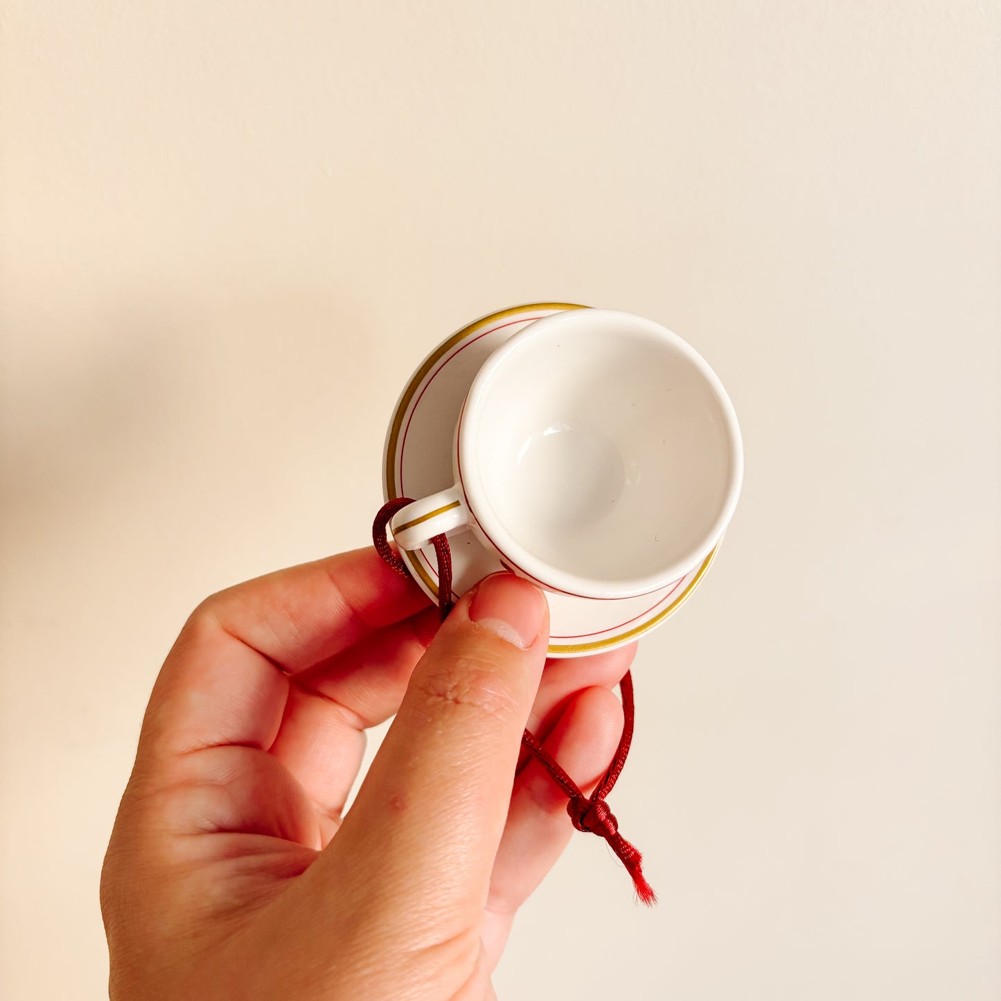 Ornament - Starbucks Holiday 2006 Mug and Saucer