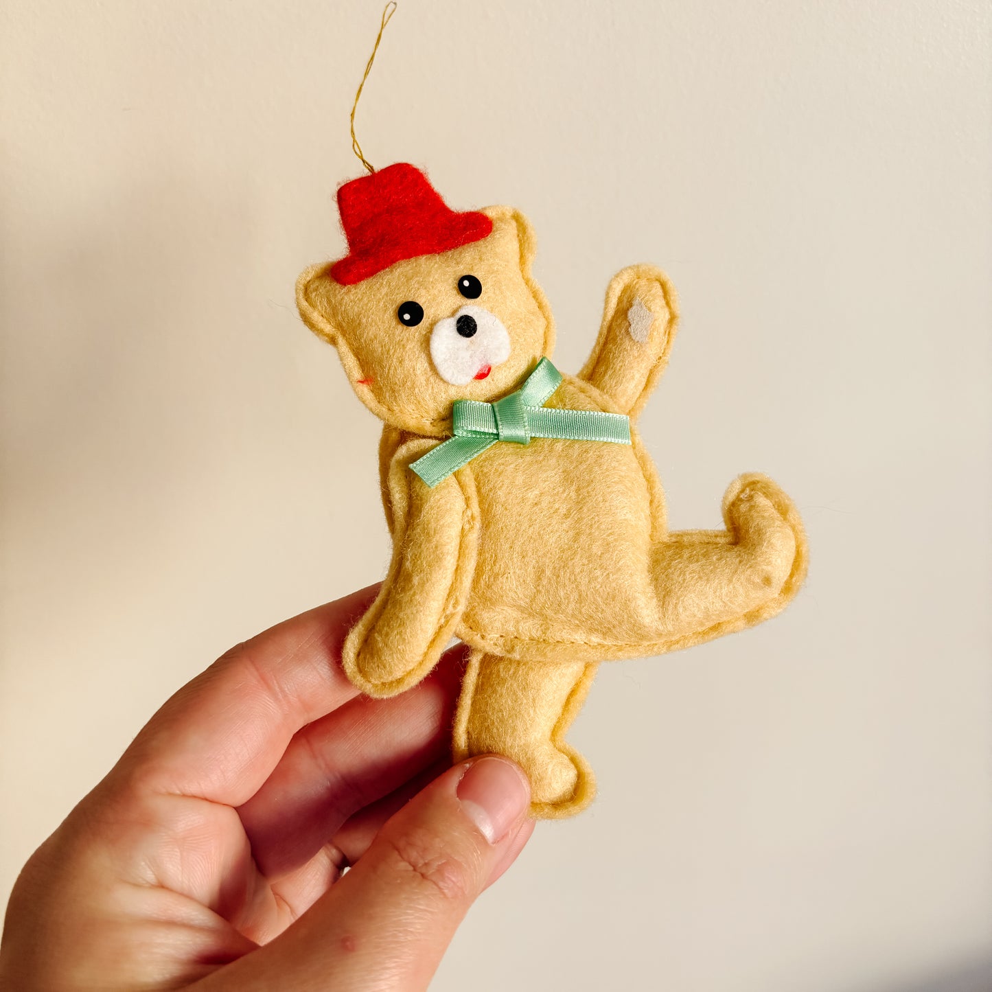 Ornament - Festive Felt Bears (set of 4)